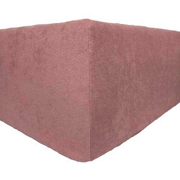 Frotté lagen Deluxe - pariserrosa 70x140 med elastik pariserrosa