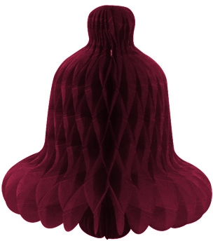 Dekorativ rosett Lila klocka 17cm