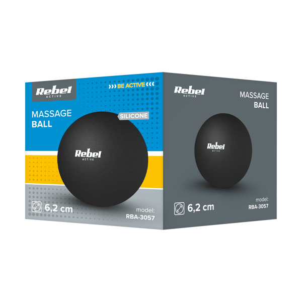 Rebel Active Exercise Massageboldrulle 6,25 cm Silikone Punktmassager