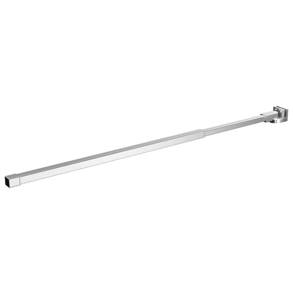 vidaXL badekarsskærmbeslag rustfrit stål 70-120 cm