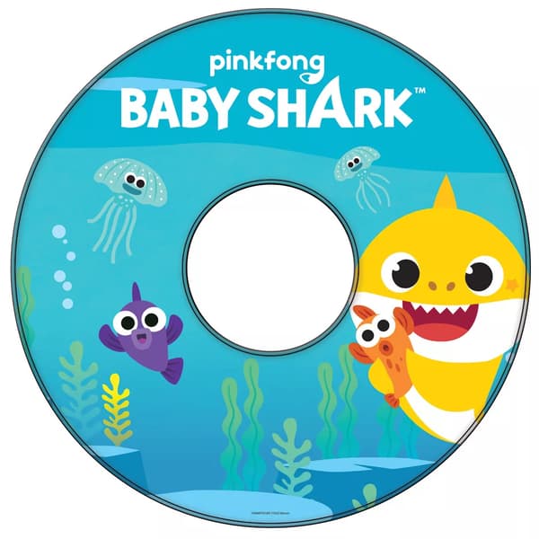 Baby Shark simring för barnpoolstrand
