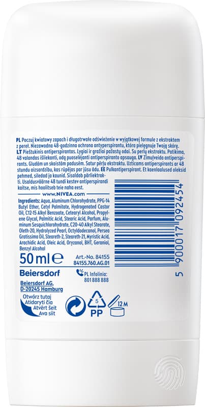 Nivea Pearl & Beauty antiperspirantti stick 50ml