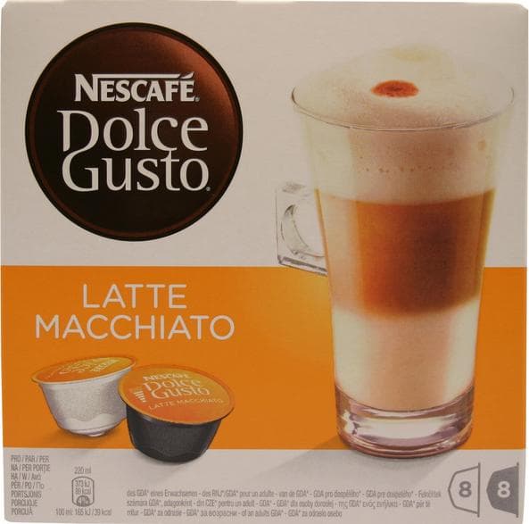 NESCAFE Dolce Gusto Latte Macchiato 8 kapslar