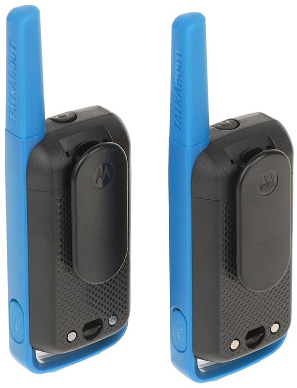 2-PACKNINGSRADIOFONER PMR MOTOROLA-T62/BLÅ