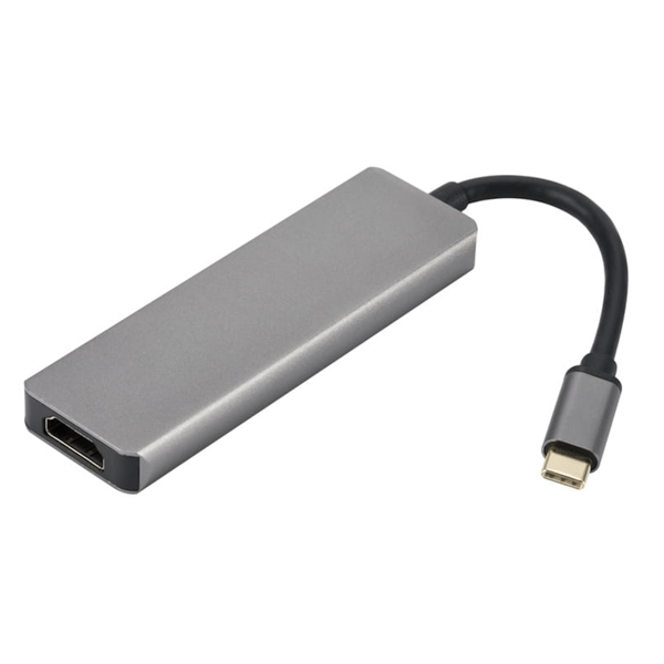 Hub USB-C 3.1 Konverter 2x USB 3.0 HDMI micro SD Kortlæser Adapter