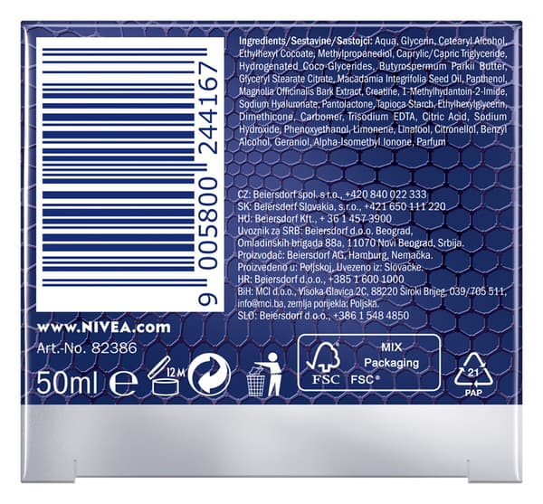 NIVEA HYALURON CELLULAR FILLER antirynkad natkräm 50 ml
