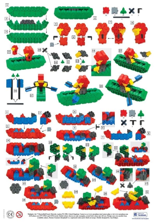 Morphun Junior Xtra 100 modeller 200 stk.