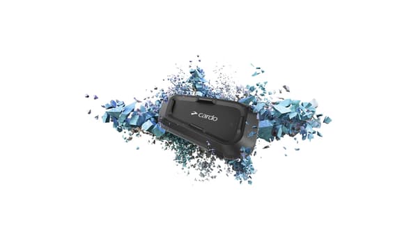 Cardo Spirit HD Motorcykel Intercom, Bluetooth 5.2, 600 m