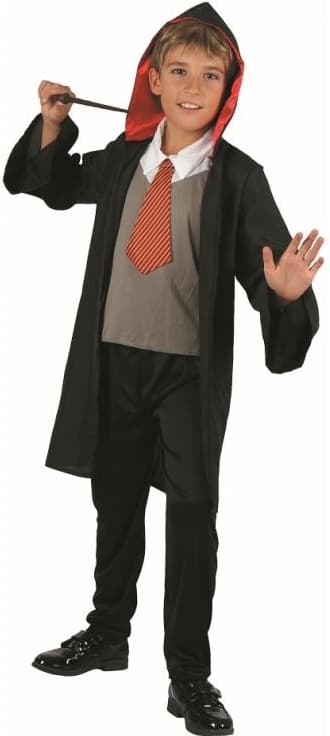 Kostume-outfit Troldmand TROLDMANDSstuderende Harry 110/120