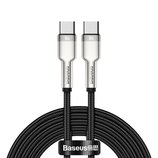 Baseus Cafule USB-C till USB-C-kabel, 100W, 2m (svart)