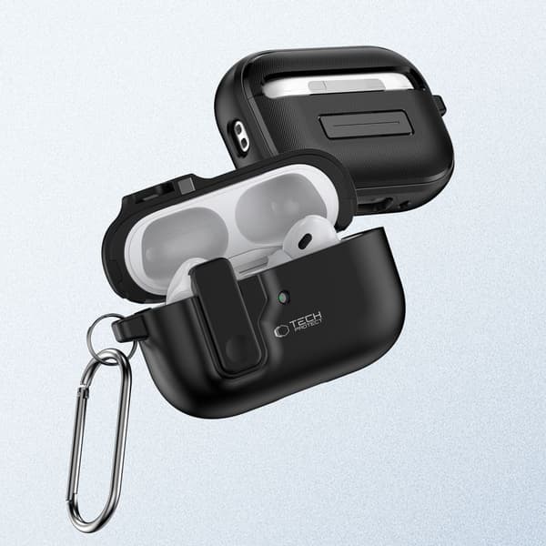 TECH-PROTECT SLIM HOOK APPLE AIRPODS PRO 1/2 SORT