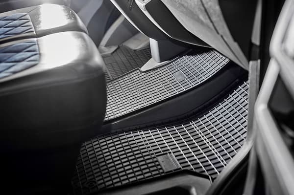 Gummibilmåtter til: Ford S-MAX MK2 minivan (2015-2023) - sorte, tilpassede
