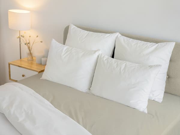 EUROFIRANY STYKKERLAGEN I BOMULD BASIC 100X200X30CM BEIGE