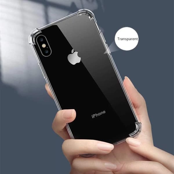 TRANSPARENT SILIKONEETUG TIL IPHONE XS MAX 6,5'
