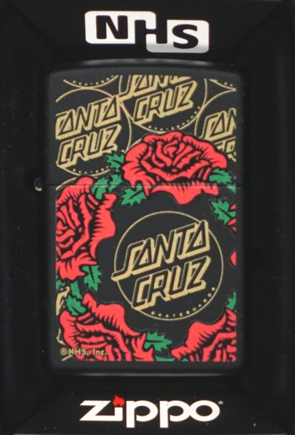 Zippo sæt Santa Cruz Design lighter gave nr. 3