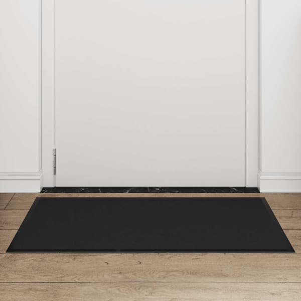 vidaXL dørmåtte sort 60x90 cm