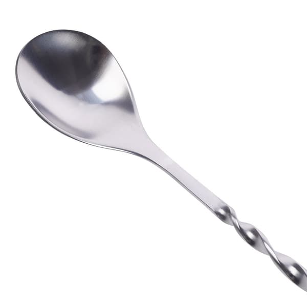 Bar ske til drinks og cocktails i rustfrit stål 28 cm