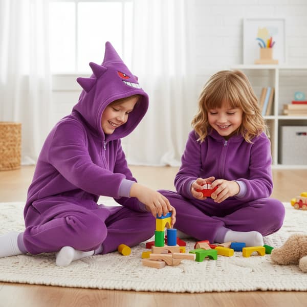 Kigurumi-pyjamas för barn Pokemon Gengar 125-135 cm
