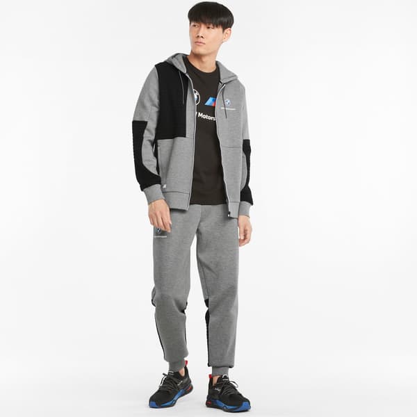 Puma BMW MMS FULL-ZIP Herrtröja Grå 53118703 R S