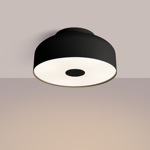 Loftlampe OMIQ 4 E27 Sort Sollux SL.1678