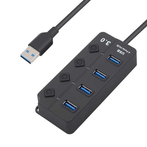 USB 3.0-hub 4 portar 1x4 5 Gbps splitter