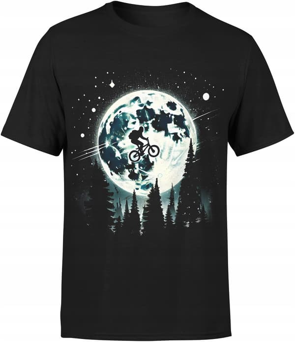 HERR CYKEL-T-SHIRT MED CYKEL-TRYCK, L