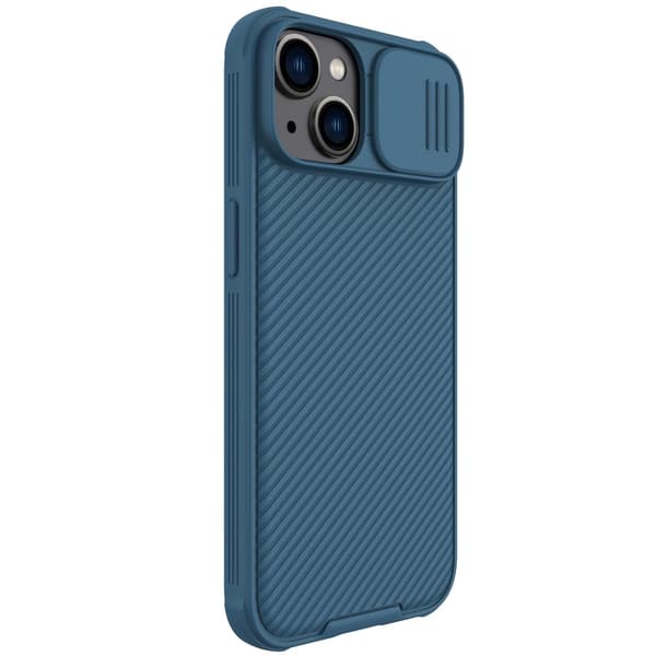 Nillkin CamShield Pro Magnetisk Etui iPhone 14 Plus Kameracover Blå (med MagSafe)