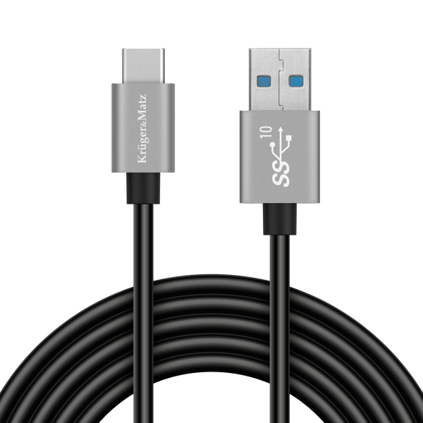 USB-kabel - USB-C Type C 0,5m 3A Kruger&Matz