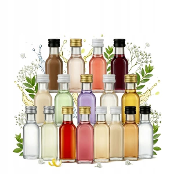 50x MARASCA glasflaska 20ml bröllopsflaskor presentvin 50 st.