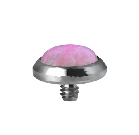 Titanmutter med opal OP22 - TNA-007 1.6/4