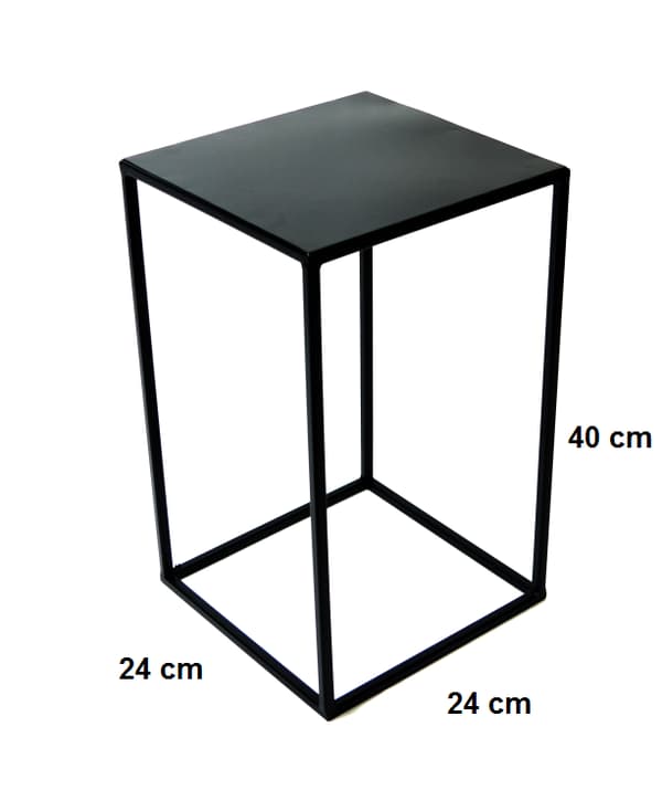 Loft blomställning 40cm svart med 363.
