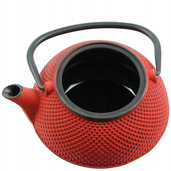 Gjutjärnsvattenkokare med 2 koppar, presentset, teinfuser
