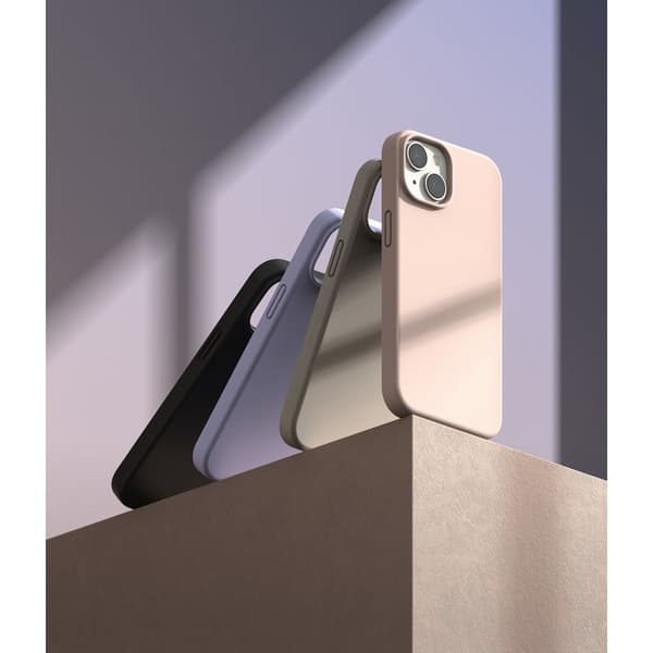 RINGKE SILIKONE IPHONE 14 PLUS / 15 PLUS PINK SAND