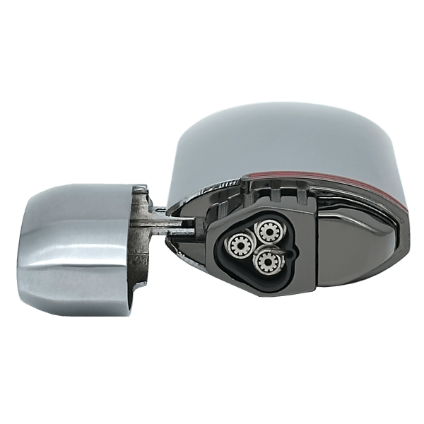 RONSON FEN SILVER 3 JET lighter med cigarpunch, jet