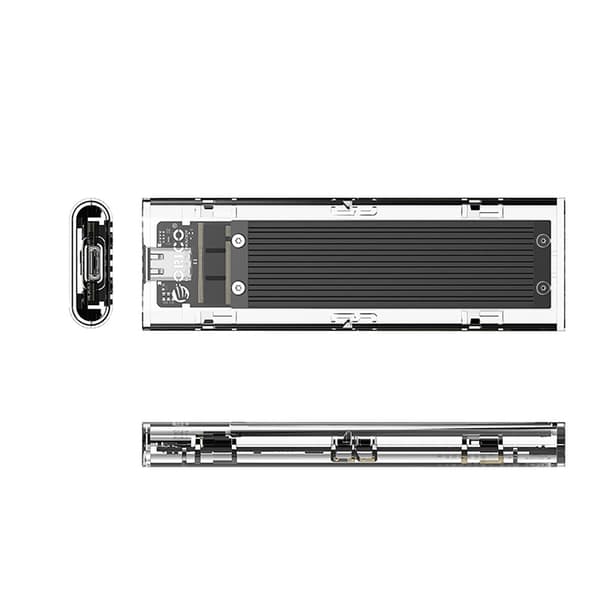 Orico TCM2-C3 M.2 NVME til USB-C 10 Gb/s diskdrev - sort