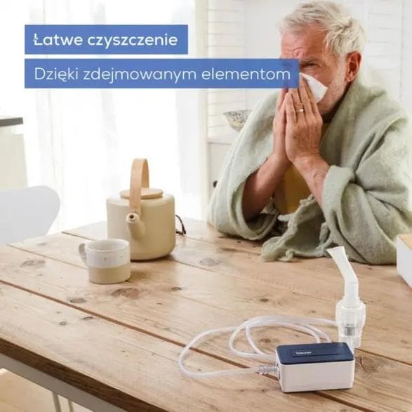 BEURER IH 15 inhalator hvid og grå