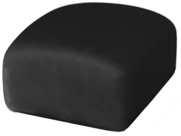 Sort plastikglasur 100 g, 1 pakke.