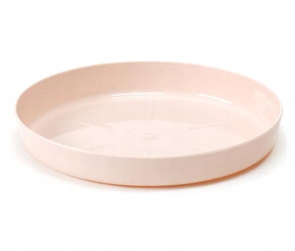 Lys beige urtepotteunderkop 28x4,1 cm plastik