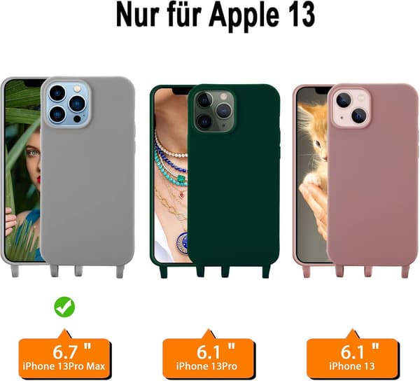 PINKET SNORET ETUI TIL IPHONE 13 PRO MAX 6,7' 2XGLAS