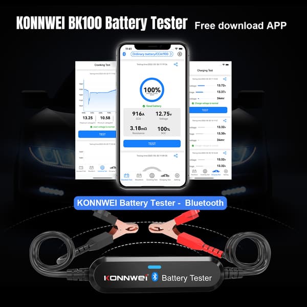 Batterimåler Konnwei BK100