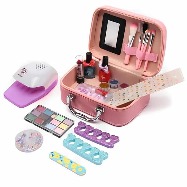 Makeup kit neglelampe gave til børn piger 10 år