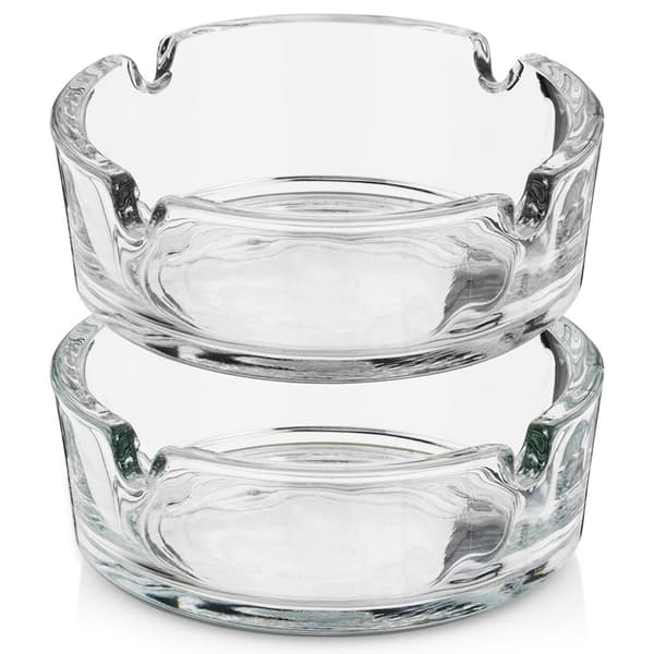 Askebæger glas 8 cm 2 stk.