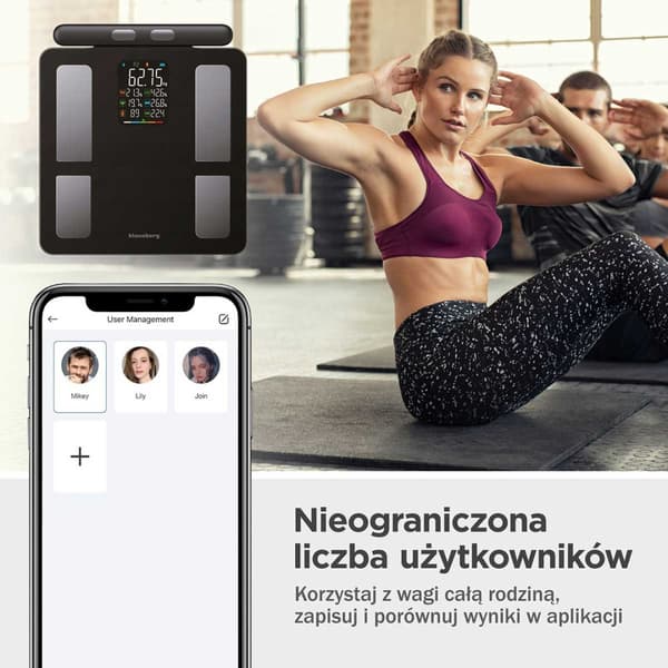 SMART IOS ANDROID ANALYTISK BADRUMSVÅG KLAUSBERG KB-7856