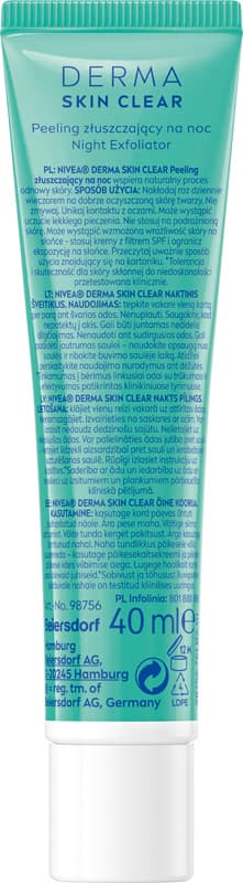 NIVEA Peeling DERMA Exfolierande natt