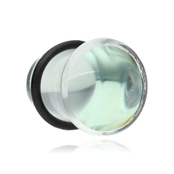 Glasplugg med o-ring - grön - PT-061 12 mm