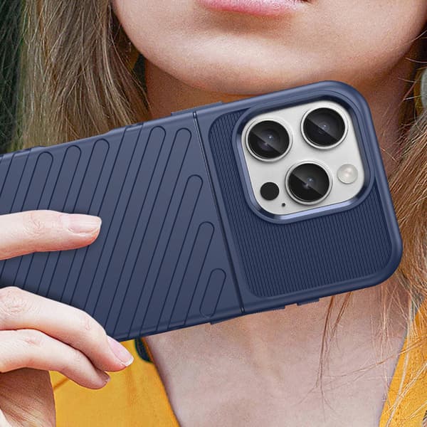 Thunder-cover til iPhone 16 Pro Max - Blå