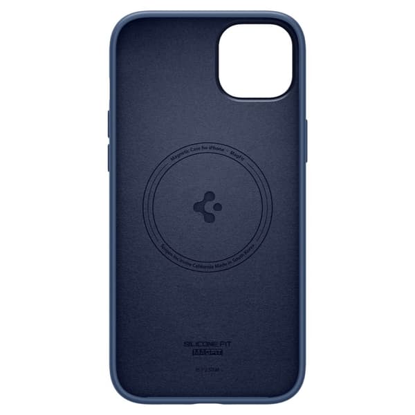 SPIGEN SILICONE FIT MAG MAGSAFE IPHONE 14 PLUS / 15 PLUS MARINBLÅ