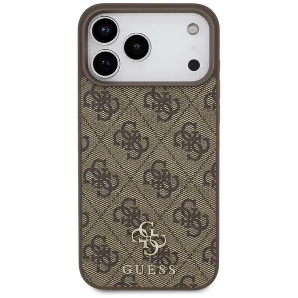 Guess 4G Small Classic Logo MagSafe-etui til iPhone 17 Pro Max Brun