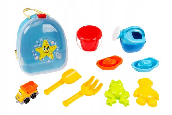 Technok Barnryggsäck Sandleksak Set 10 Delar