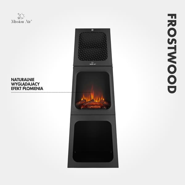 FROSTWOOD 1800W ELEKTRISK PEJS